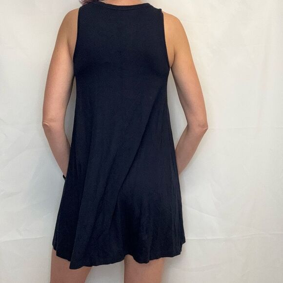 Lou & Grey for LOFT Women’s Dark Navy Swing Shift Mini Dress XS NWT - Picture 2 of 11